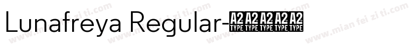 Lunafreya Regular字体转换